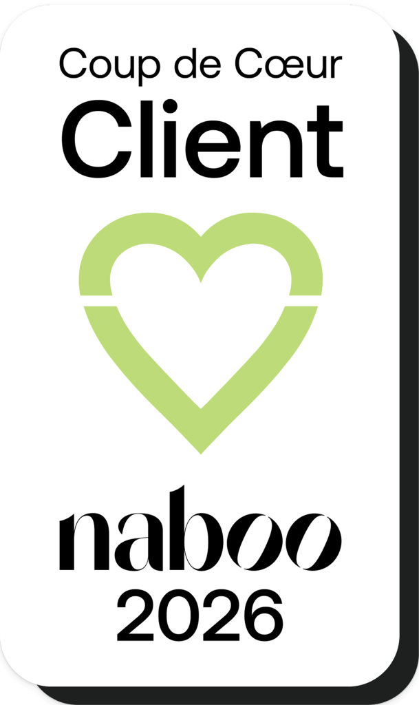 Badge Naboo Coup de Cœur Client 2026 – Hôtel La Maison Obono