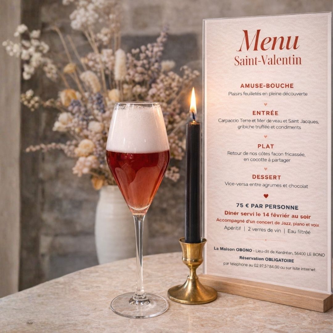 menu saint valentin